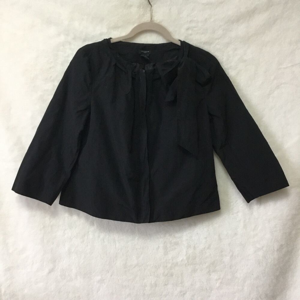 Ann Taylor Black Cropped Jacket - Picture 2 of 11